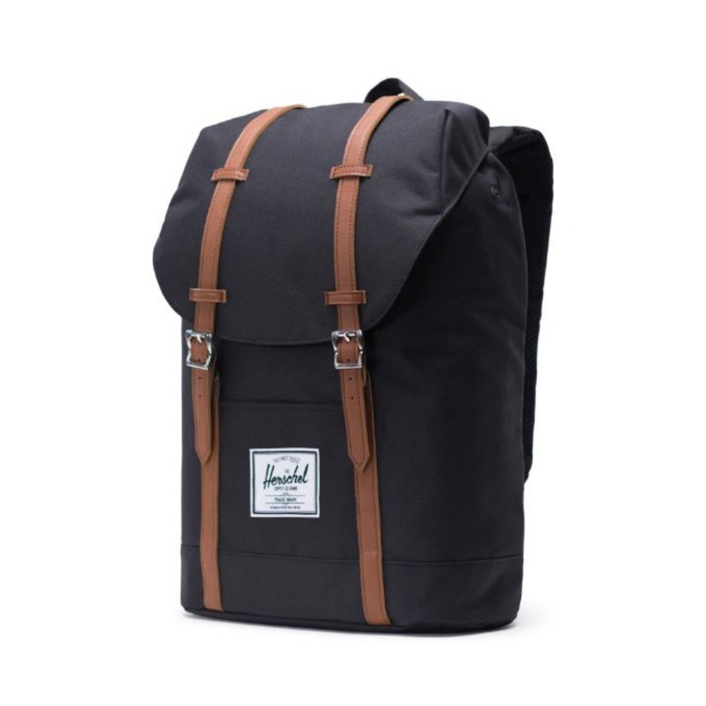 New Herschel Black Retreat Backpack
